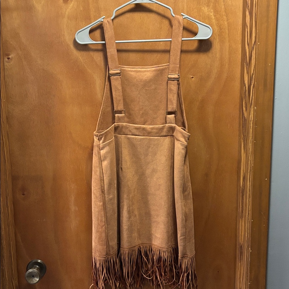 SHEIN Overall Fringe Western Dress - Picture 4 of 7